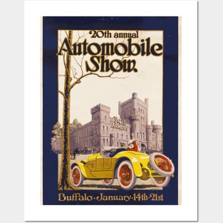 20th Annual Automobile Show, Buffalo New York - Advertising Poster Posters and Art